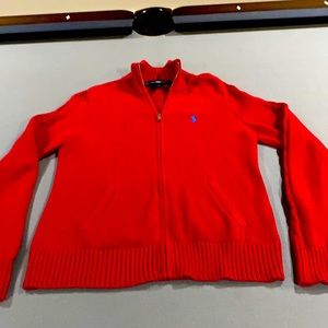 Ralph Lauren zip up sweater